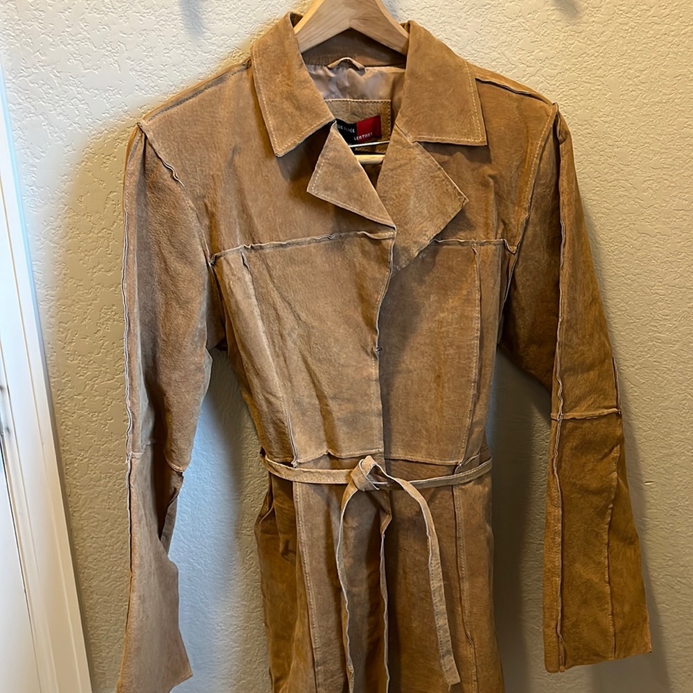 Lightweight suede jacket